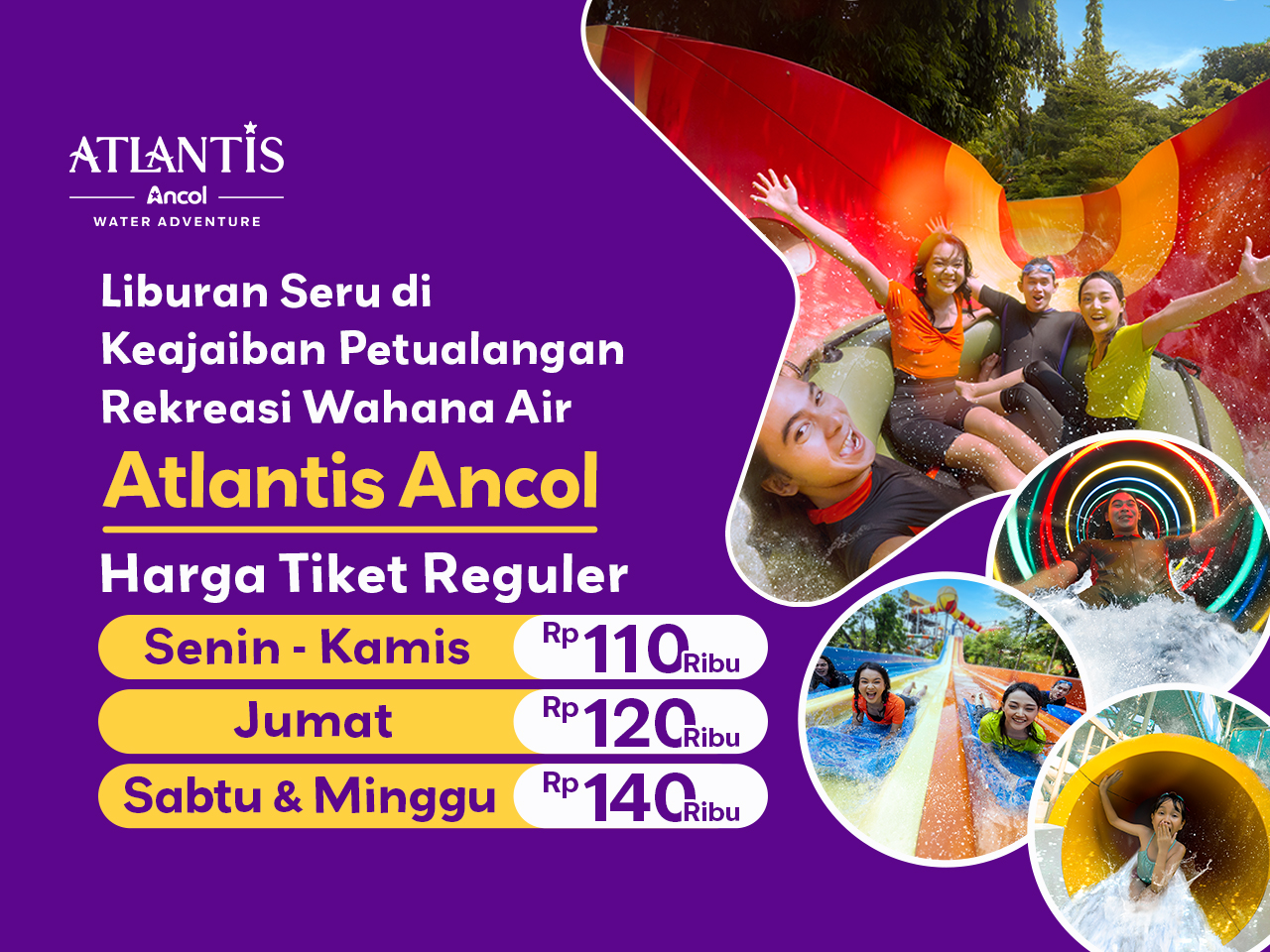 Berenang di Atlantis Ancol mulai dari 110ribuan!